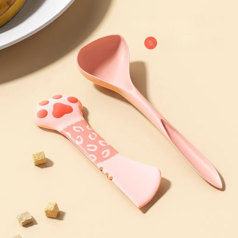 Silicone Pet Can Spoon & Lid Set – Multi-Functional Opener & Airtight Food Cover