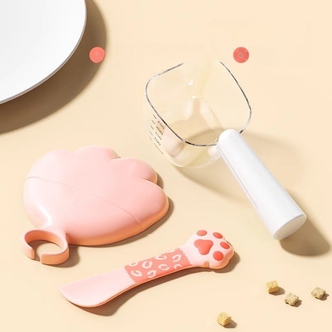 Silicone Pet Can Spoon & Lid Set – Multi-Functional Opener & Airtight Food Cover