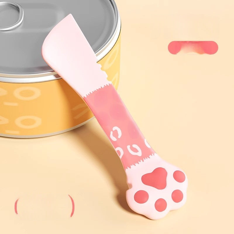 Silicone Pet Can Spoon & Lid Set – Multi-Functional Opener & Airtight Food Cover