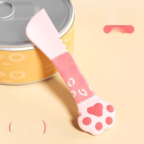 Silicone Pet Can Spoon & Lid Set – Multi-Functional Opener & Airtight Food Cover