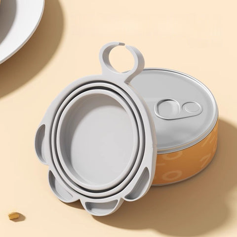 Silicone Pet Can Spoon & Lid Set – Multi-Functional Opener & Airtight Food Cover