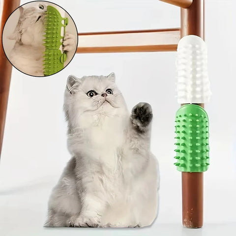 Cat Itch Scratcher Brush – Silicone Grooming & Massage Comb