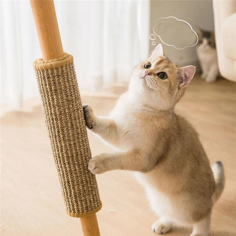 Cat Scratch Guard Mat with Hook and Loop Fastener 