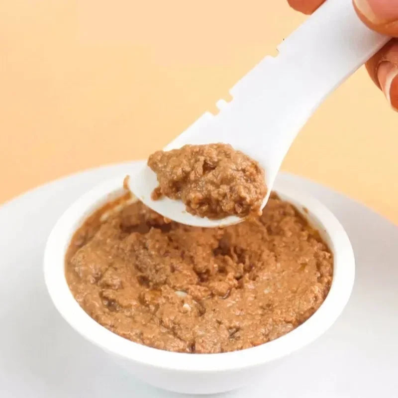 Silicone Pet Can Spoon & Lid Set – Multi-Functional Opener & Airtight Food Cover