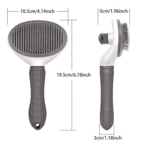 Noble Kitty Self-Cleaning Cat Brush for Moult Removal