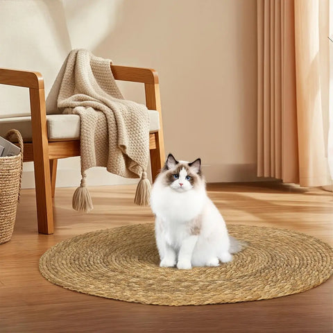 NobleKitty Natural Sisal Cat Mat Scratch-Resistant