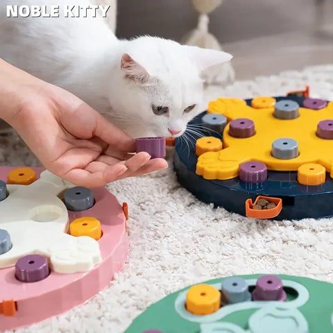 Interactive Pet Smart Feeder – Durable Bite-Resistant Puzzle Toy for Treat Hunting & Mental Stimulation