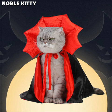 Cute Halloween Pet Costumes Cosplay Vampire Cloak For Small Dog Cat Kitten Puppy Dress Kawaii Pet Clothes Cat Accessoties Gift
