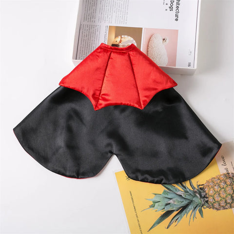 Cute Halloween Pet Costumes Cosplay Vampire Cloak For Small Dog Cat Kitten Puppy Dress Kawaii Pet Clothes Cat Accessoties Gift