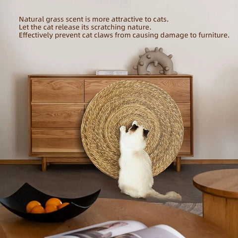 NobleKitty Natural Sisal Cat Mat Scratch-Resistant