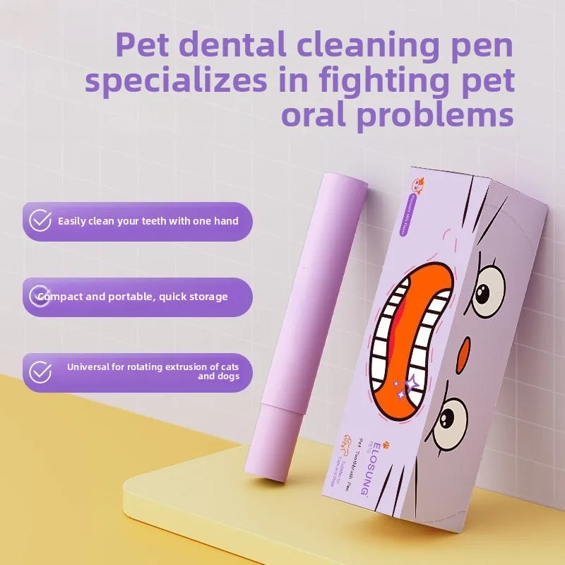 NobleKitty Pet Toothbrush Pen – Professional Oral Care for Pets, Fresh Breath