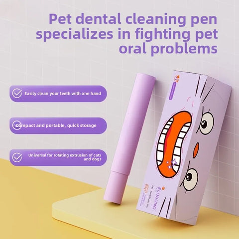 NobleKitty Pet Toothbrush Pen – Professional Oral Care for Pets, Fresh Breath