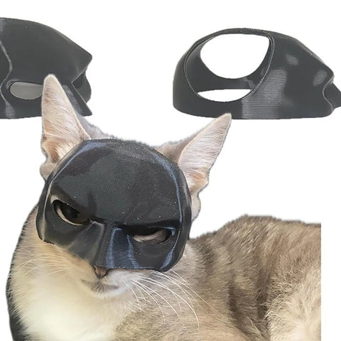 NobleKitty™ Cat Bat Mask – Black Superhero Costume for Cats & Dogs Cute Pet Cosplay Toy