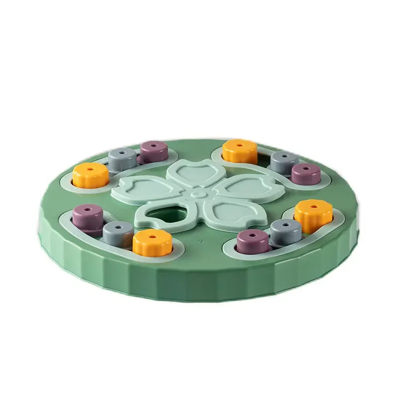 Interactive Pet Smart Feeder – Durable Bite-Resistant Puzzle Toy for Treat Hunting & Mental Stimulation